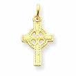 14k Celtic Cross Pendant