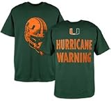Majestic Miami Hurricanes Raised Helmet Tee