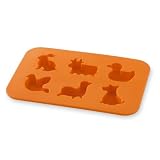 Mastrad F56040 Silikon Eiswürfelbereiter und Schokoladenbackform 12-teilig Set Tiere Rezessionen