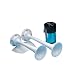 Sporting Goods : AFI 10121 FullBlast Marine Dual Trumpet Mini Deck Air Horn (12-Volt, White)