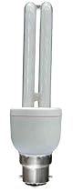 Peers Hardy Memolux Low Energy Bulb 11W Bi Tube BC (Colour Light Warm White 2700 Kelvins), 8 Pack