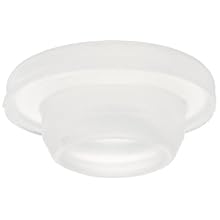 Wheaton 224100-178 Rubber 20mm Straight Plug Style Stopper, Silicone (Case of 1000)