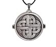 Celtic Locket Pendant - Pewter - 1.5'' Height