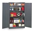 Edsal 1UFE6 Unassembled Storage Cabinet, Jumbo, Gray