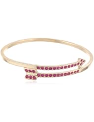 Shameless Jewelry "Eye Candy" Swarovski Arrow Bangle Bracelet, 8.5"