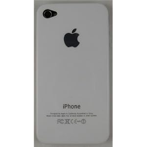 Unwired Accessories Polished Snap On Hard Crystal Air Jacket Case Cover for Apple iPhone 4G in White