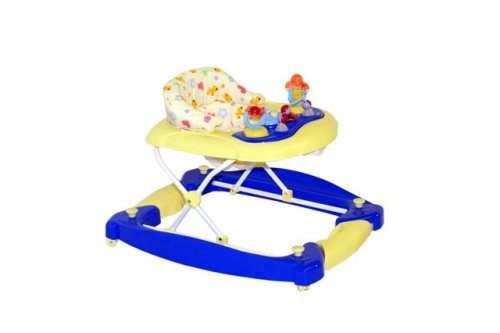 Buy Low Price Cozy Dream On Me 410B 2 in 1 Walker Rocker in Blue and Yellow 410B
