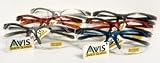 SAFETY GLASSES IMPACT CLEAR LENSES SUNGLASSES UV400 EYEWEAR ANSI Z87.1 EYE PROTECTION VARIOUS COLORED FRAMES