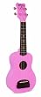 Kohala Tiki Soprano Ukulele - Pink