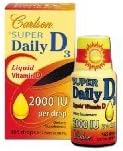 Carlson Labs Super Daily D3 2000IU Supplement, 11 ml 0.36 Fluid Ounce