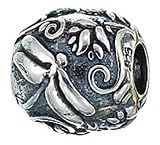 Zable Dragonflies Animals Sterling Silver Charm