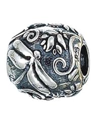 Zable Dragonflies Animals Sterling Silver Charm