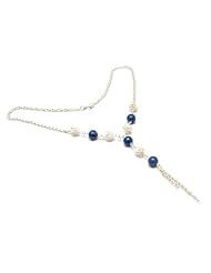 Lapis lazuli Y necklace, Gossamer Blue