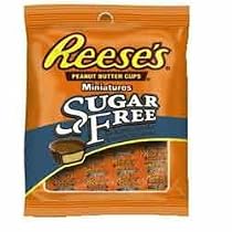 Reeses Sugar Free Peanut Butter Cups Miniatures - 3.3 Oz/ Pack - 12 ea