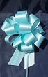 10 Pull String Bows - Gift Wrap Packaging - 5" 20 Loops - 1 1/4" - Baby Blue