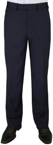 Men's Flat Front Suit Separates Dress Pant Classic Modern Fit