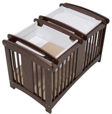 Kiwi Cot Crib Changer in Espresso