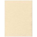 Old Natural Parchment Paper 24lb, Size 11 X 17 Inches, 50 Sheets Per Pack