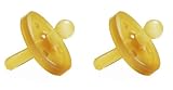 Natursutten BPA-Free Natural Rubber Pacifier Rounded, 12 Months, 2 Pack