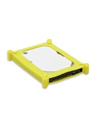 Personal Computer: Syba 2.5-Inch HDD yellow Soft Protector Cover Protective Silicone Skin (SI-ACC25027) - Syba