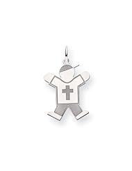 14k White Gold Kid Charm Cyber Monday Special