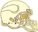 14K Gold NFL Minnesota Vikings Football Helmet Tie Tac
