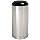 Rubbermaid Commercial Stainless Steel 15-Gallon European and Metallic Series Drop-In Dome Top Receptacle, Round, Satin