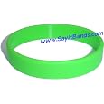 Child Size Light Green Wristband for Kid One Silicone Bracelet