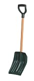 Erapro P-2ME 13-Inch Poly Blade With Metal Edge Snow Shovel With 36-Inch Stained Hardwood Shaft