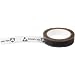 Cellulose Acetate Printed ESD Adhesive Tape, 3" Core, 1 mil Thick, 36 yd Length, 1" Width, Clear