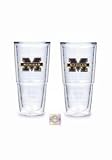 Michigan Wolverines Tervis Tumblers 24 oz Big T - set of 2