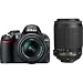 Nikon D3100 14.2MP Digital SLR Camera with 18-55mm f/3.5-5.6 VR & 55-200mm f/4-5.6G IF-ED AF-S DX VR Nikkor Zoom Lenses