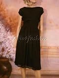 $3990 New BALENCIAGA Black Silk Bow Open Back Dress 38 / 6