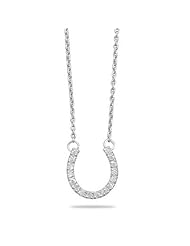 CZ Horseshoe Necklace
