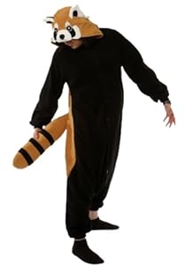 Red Panda Kigurumi - Adult Halloween Costume Pajama (One Size Fits All)