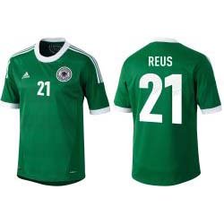 Adidas DFB Deutschland Auswärts-Trikot Reus Nr.21 Kinder EM2012 Farbe: grün/weiß, Größe: 152