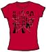 Search : Justice League FIVE STARS Juniors Size Fitted Girly T-shirt Tee Shirt