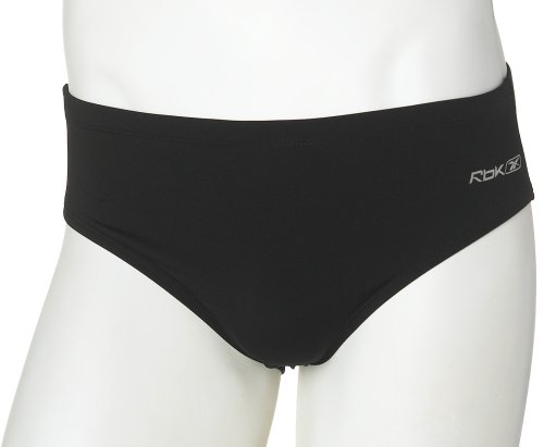 Reebok Men's Performance Solid Poly Brief Swimsuit