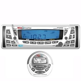 Boss MR1620W Marine MP3/CD/AM/FM Receiver (Black)
