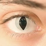 Coloured Contact Lenses (Cosmetic) Cats Eye White from Crazy Lenses