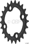 Shimano M800/760 9sp chainring, 64BCD x 22t - blk