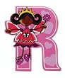 Self Adhesive Wooden Fairy Letter R by The Toy Workshop