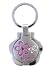 Pink Plumeria Hawai'i Metal Photo Frame Keychain