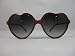 Wine Vintage 80s Heart Shaped Sunglasses