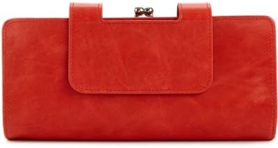 Hobo The Original Nancy Leather Rosso Wallet