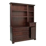 DaVinci Kalani Combo Dresser Hutch in Espresso by Da Vinci