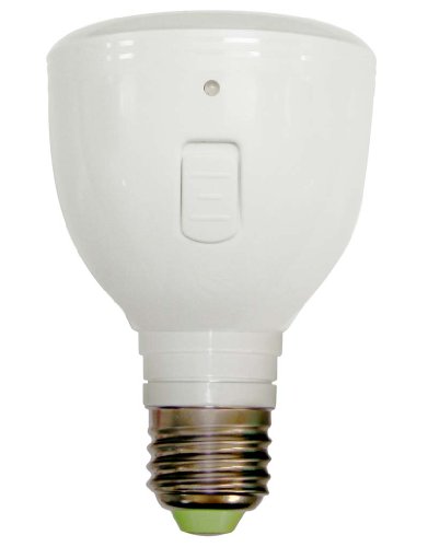 ラブロス Magic Bulb バッテリー内臓 LED電球 (外せば懐中電灯に早変わり! ・E26口金・一般電球形・白熱電球40W相当・240ルーメン・昼白色相当) MB4W-B