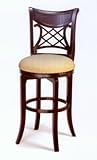 Glenmary Dark Cherry Swivel Bar Stool One Pair