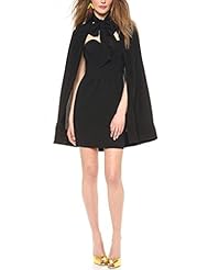 Sexy Polyester Cocktail Backless Bodycon Dress/Evening Dress/Party Dress/Midi Dress 