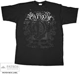 PATRON AGAVE DRIP Fine Black Licensed Tee